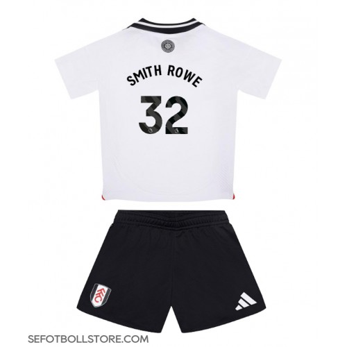 Fulham Emile Smith Rowe #32 Replika babykläder Hemmaställ Barn 2024-25 Kortärmad (+ korta byxor)